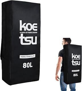 SU-P Backpack, Aufblasbare Paddleboard Tasche 80L SU-P Board Tasche Surfbrett Rucksack Stand Up Board Schulterrucksack Tragetasche Transportrucksack Wasserdichter Backpack Für Beliebte Stand Up Paddle