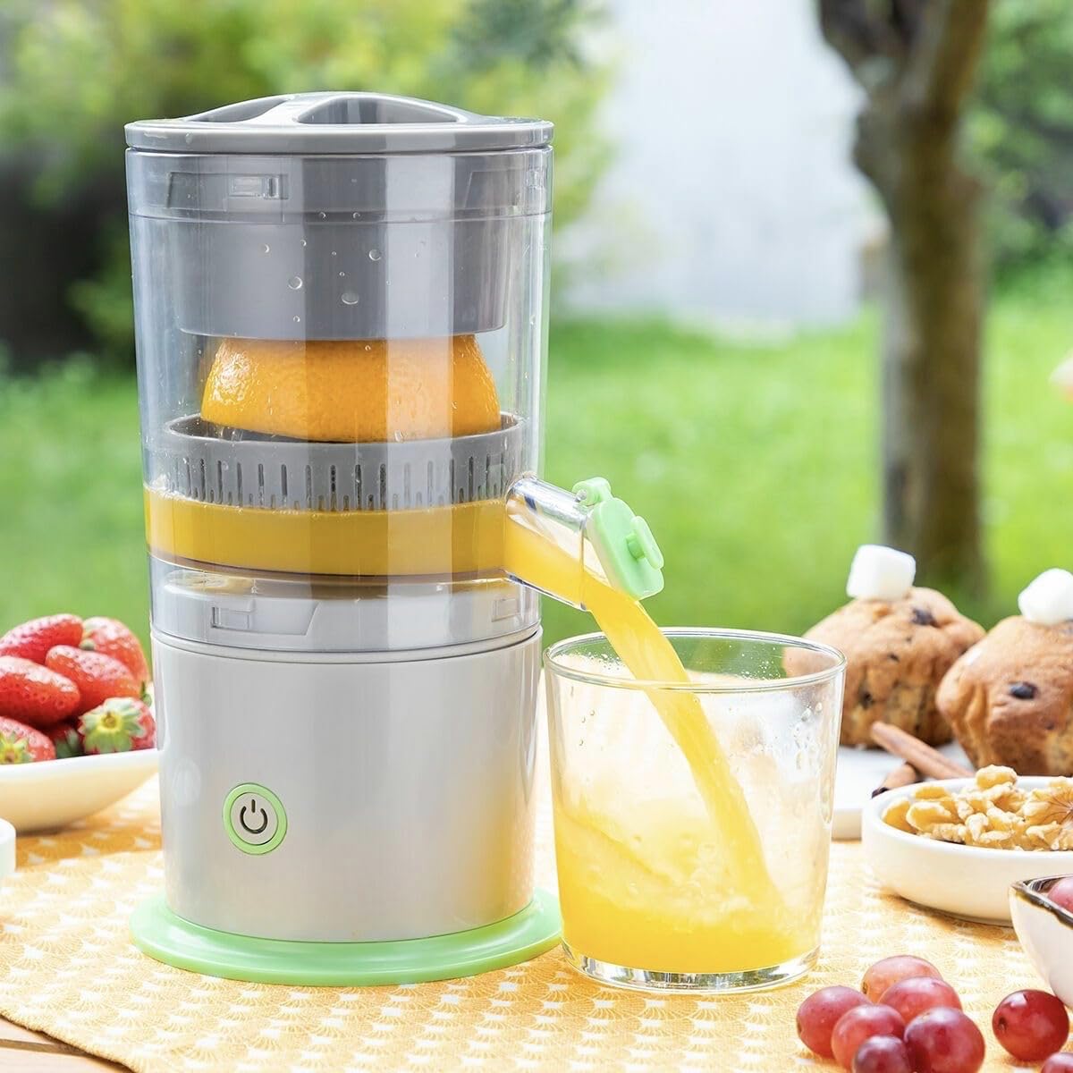 Presse-Agrumes Electrique pour Smoothie - Rechargeable USB - Extracteur de Fruits Multifonctionnel - Extracteur de Jus Portable - Rechargeable USB, Capacité de 250 ml, 40W Puissance, Sans BPA