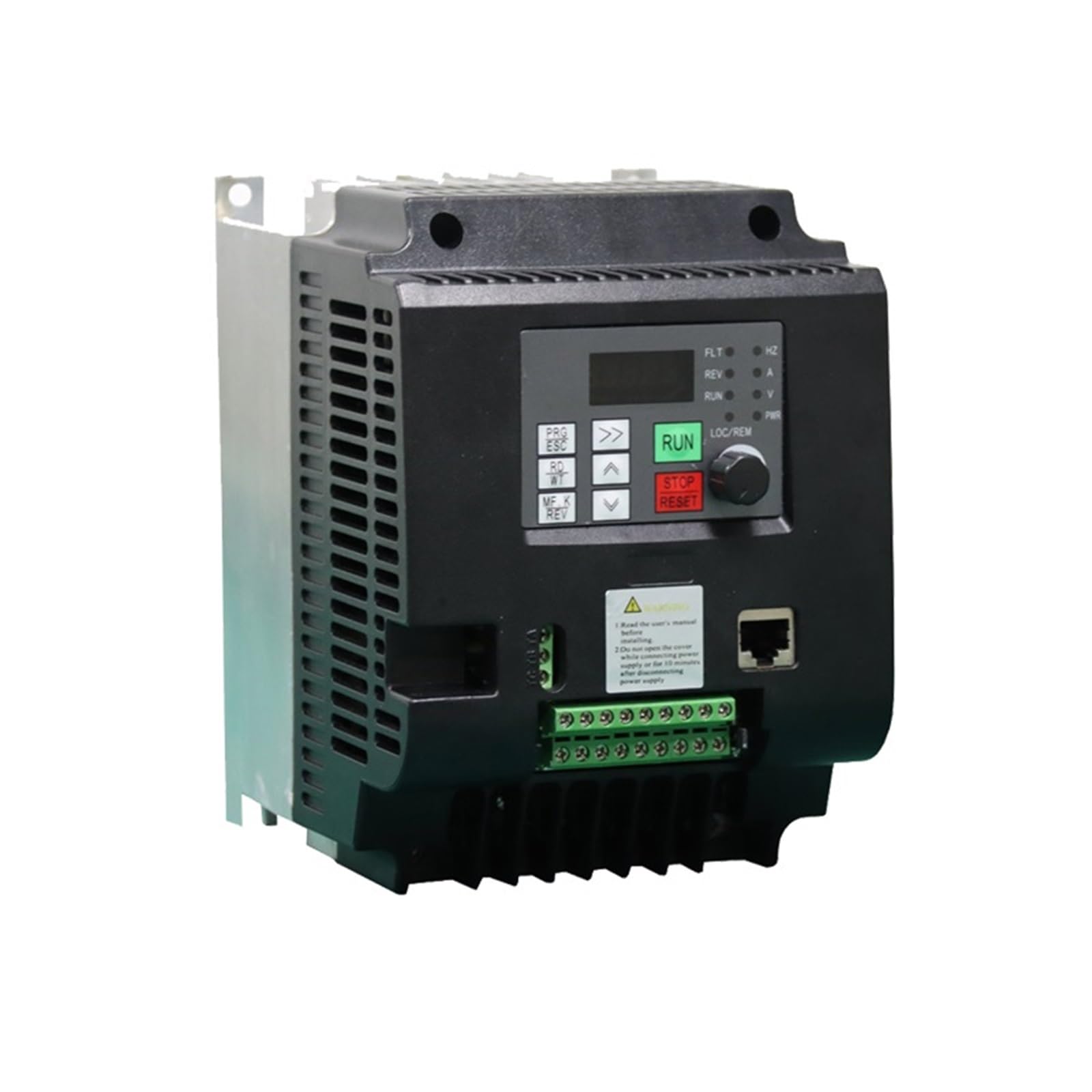 2RD58I8PM Converter 220v Single Phase Input to 380v Three Output 11kw 15HP VFD Variable Frequency Drive Inverter(5.5KW(Black))