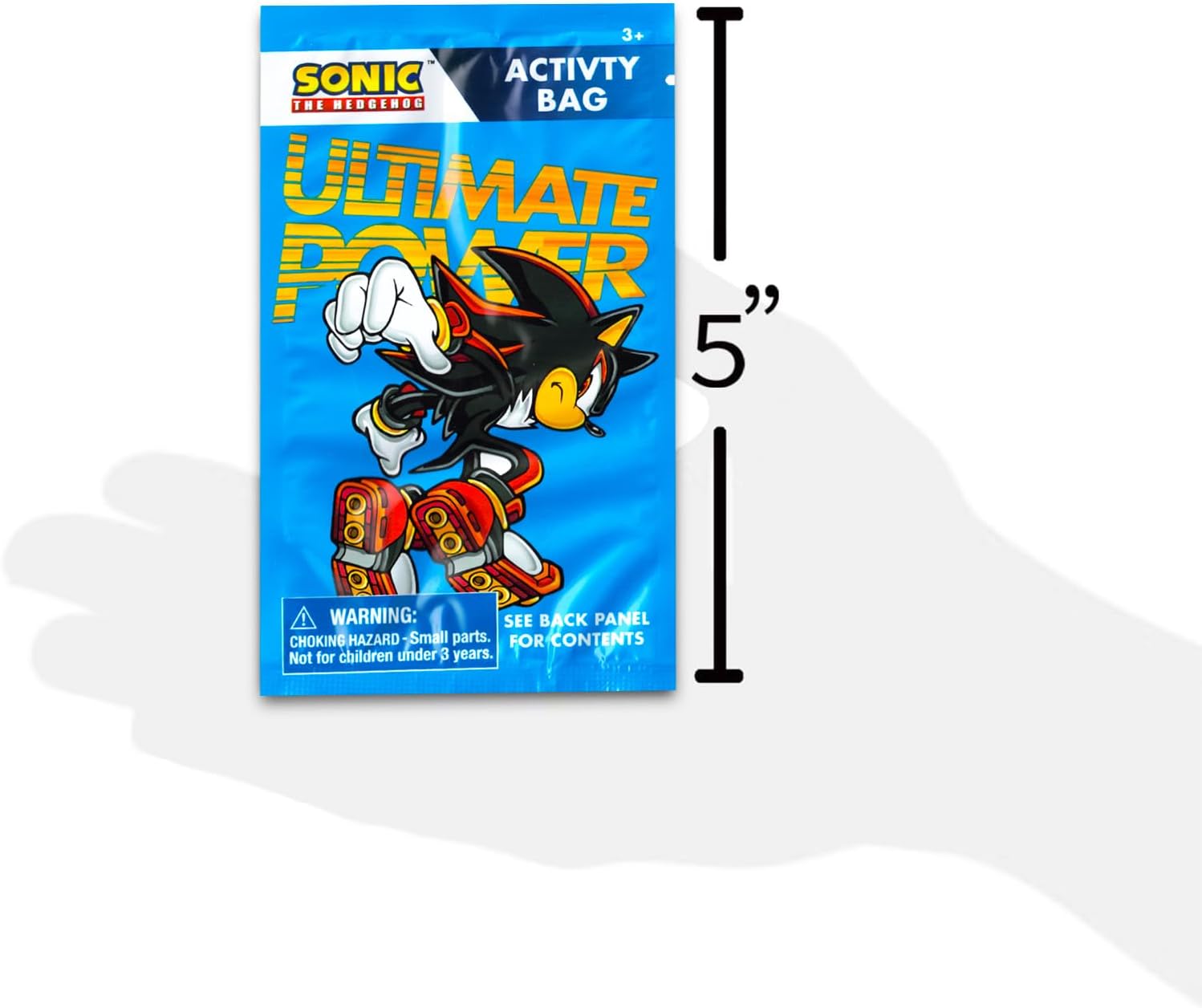 Shadow the Hedgehog Valentine's Day Classroom Gift Exchange Bundle - 24 Shadow Mini Coloring Activity Books for School Valentines Cards, Stickers | Valentines Kids Party Favors