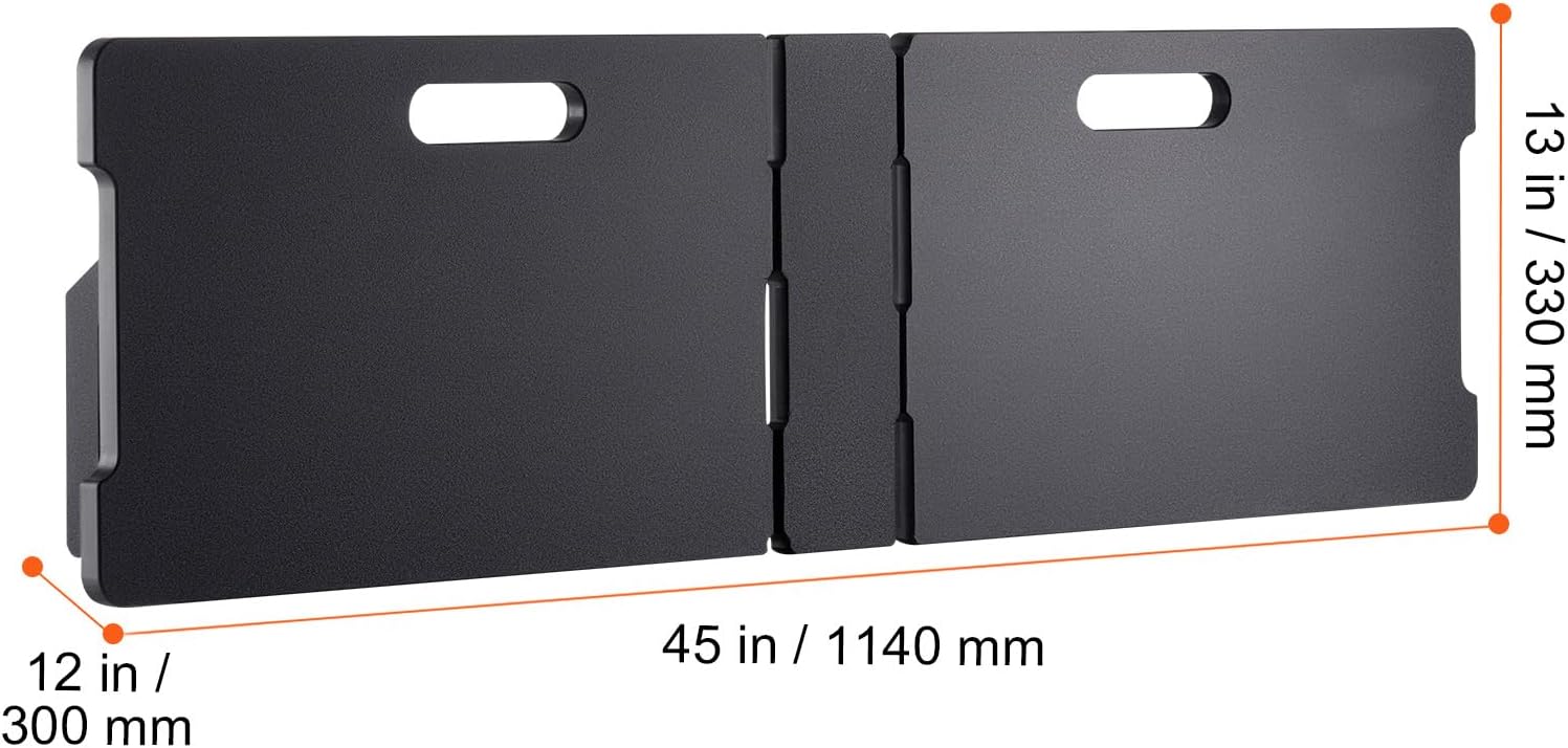 Happybuy Portable Soccer Rebounder Board, 45"X13", Foldable with 2 Angles Rebound. HDPE Kickback Rebound Board for Kids and Adults. Ideal Soccer Training Equipment for Passing & Shooting Practice