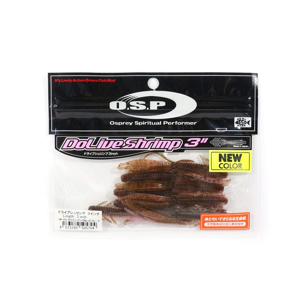 Amazon.co.jp: OSP ワーム OSP ドライブシュリンプ 3インチ DoLive