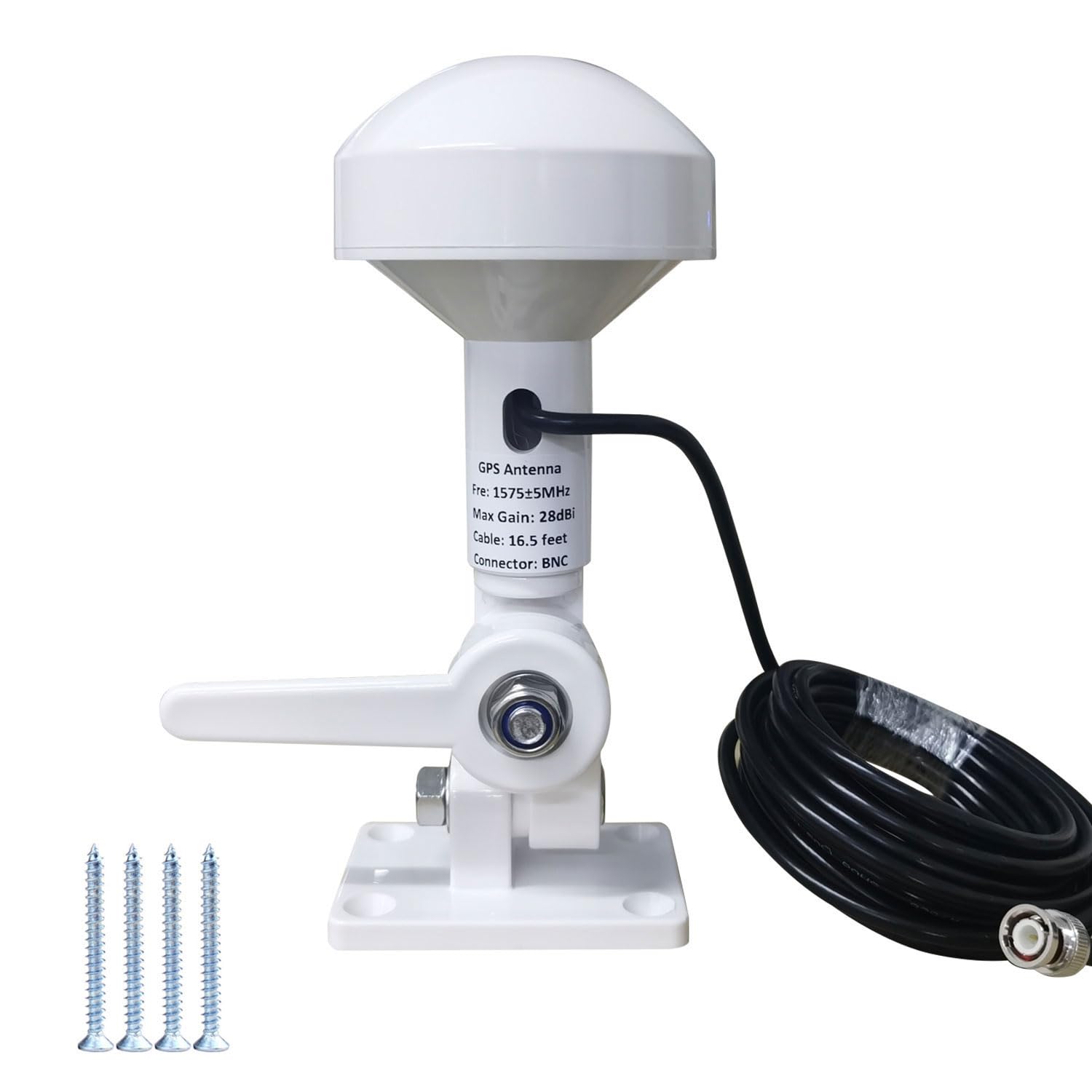 SignalPlus Marine GPS Antenna for Navigation, 16.5FT Cable, BNC, Support Garmin GPSMAP MAP NavTalk StreetPilot Furuno Matsutec Transducer Fishfinder Sounder