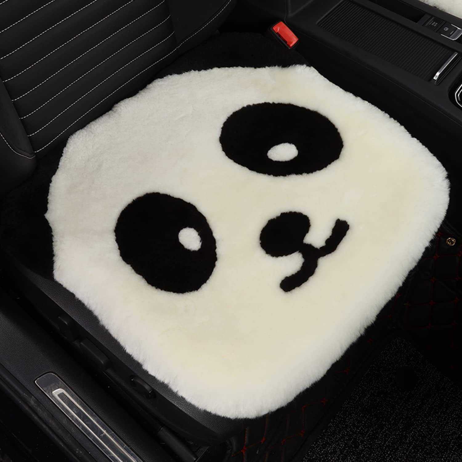 Genuine Sheepskin Car Seat Cushion Natural Fur Wool Seat Cover for Cars Trucks SUV Soft Comfort Office Chair Protector Pad Car Accessories Universal Fit