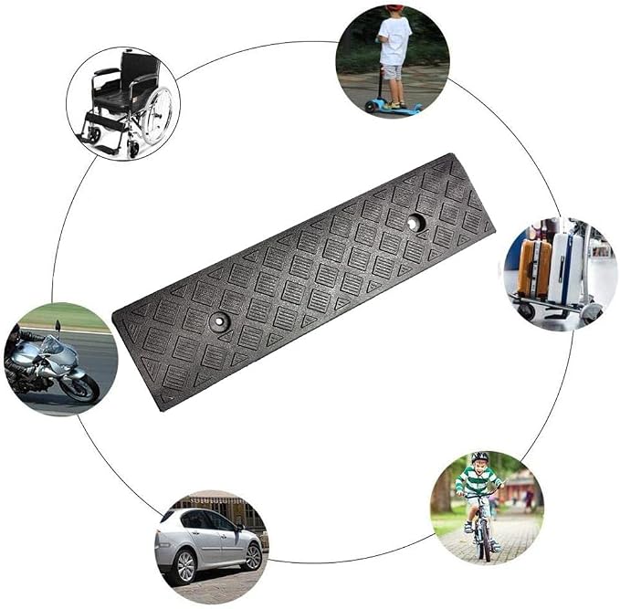 Rampa portátil de umbral para coche plástico ligera miniatura 5