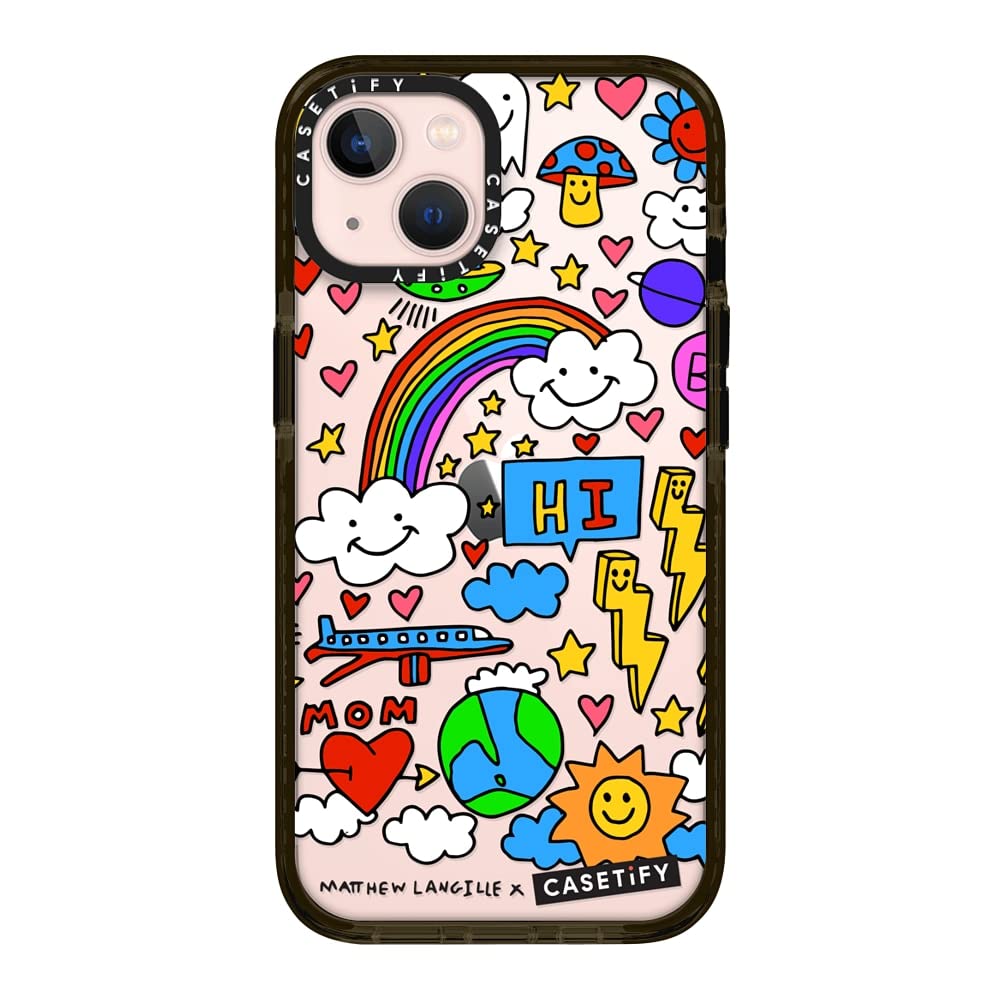 CASETiFY インパクトケース iPhone 13 - Hi ! by Matthew Langille - クリア ブラック