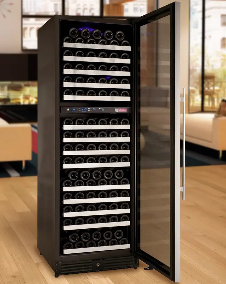 VSWR172-2SR20 - Refrigerador de vino, botella de 172, acero inoxidable 9