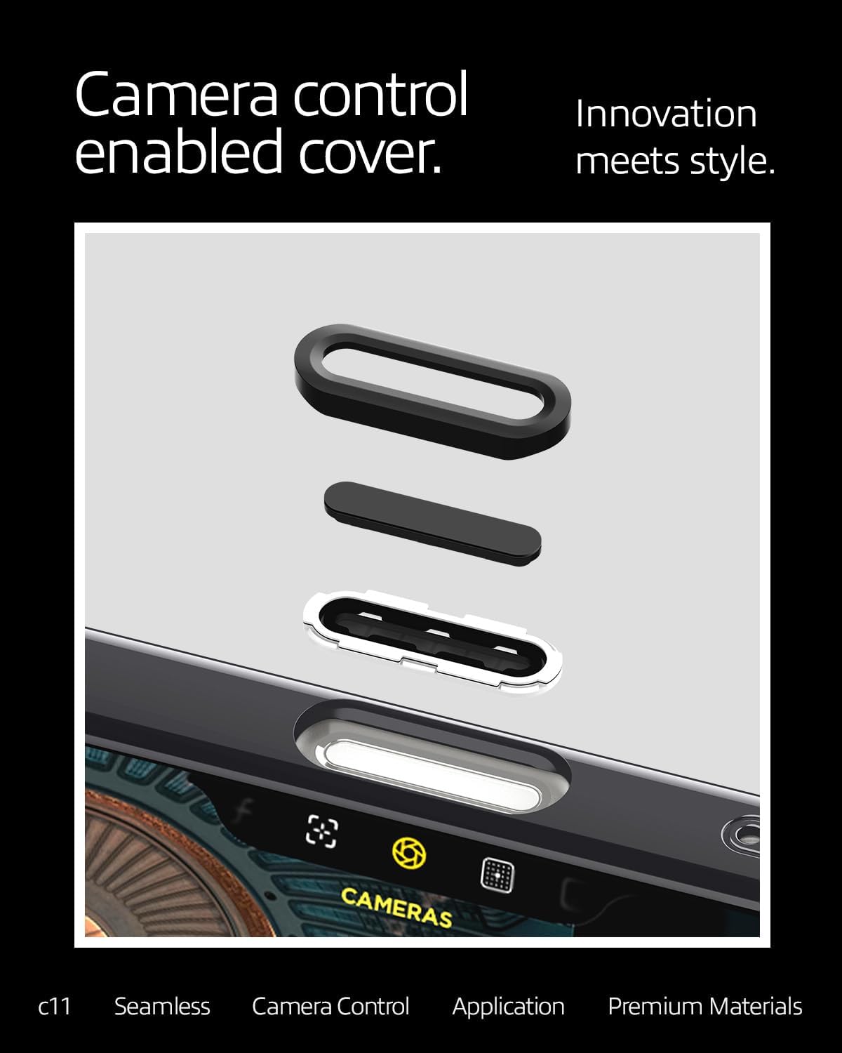 Spigen for iPhone 16 Pro Max Case, Ultra Hybrid MagFit c11 Collection [Customized Multi-Layered Digital Printing Design] [Military-Grade Protection] [Compatible with Magsafe] - Navigator