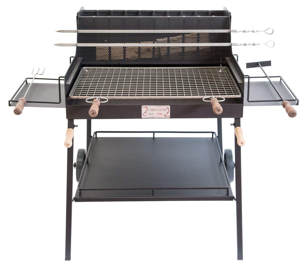 BA44 BARBECUE AREZZO A LEGNA E CARBONE CRUCCOLINI