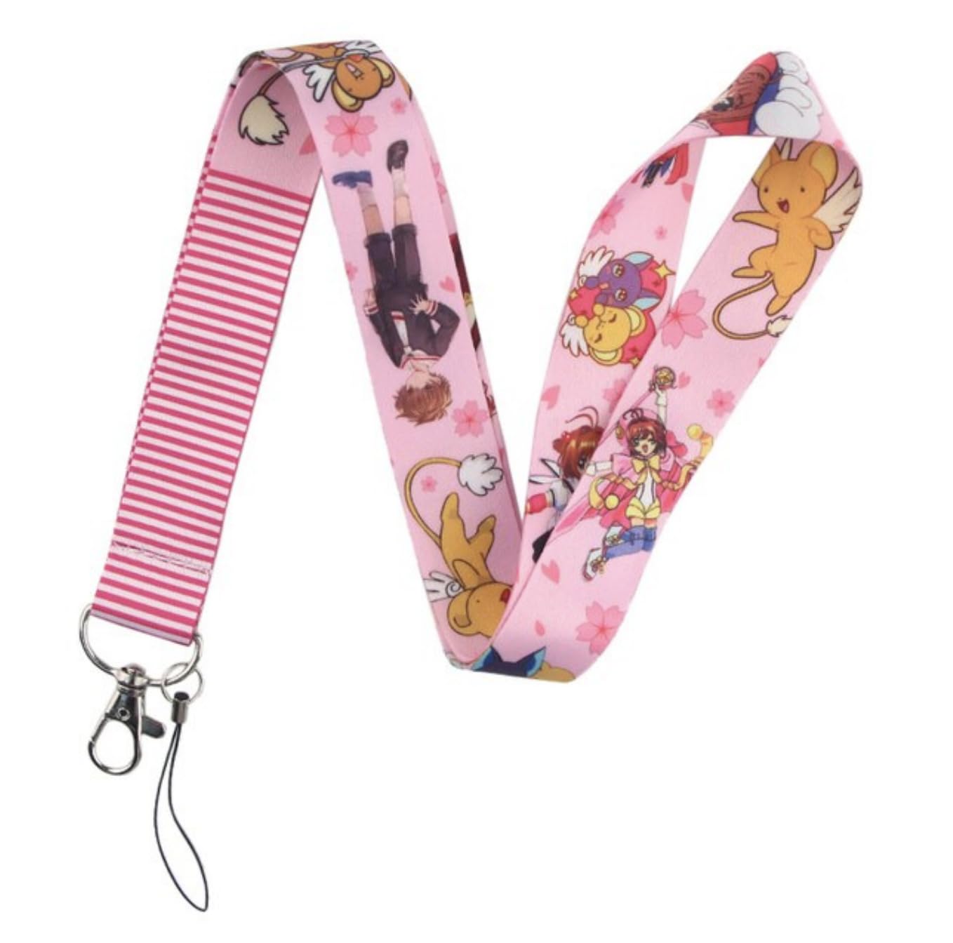 Cardcaptor Sakura CCS Manga Anime 17.7" Neck Lanyard Keychain Holder ID Badge Mobile Phone Pin Strap
