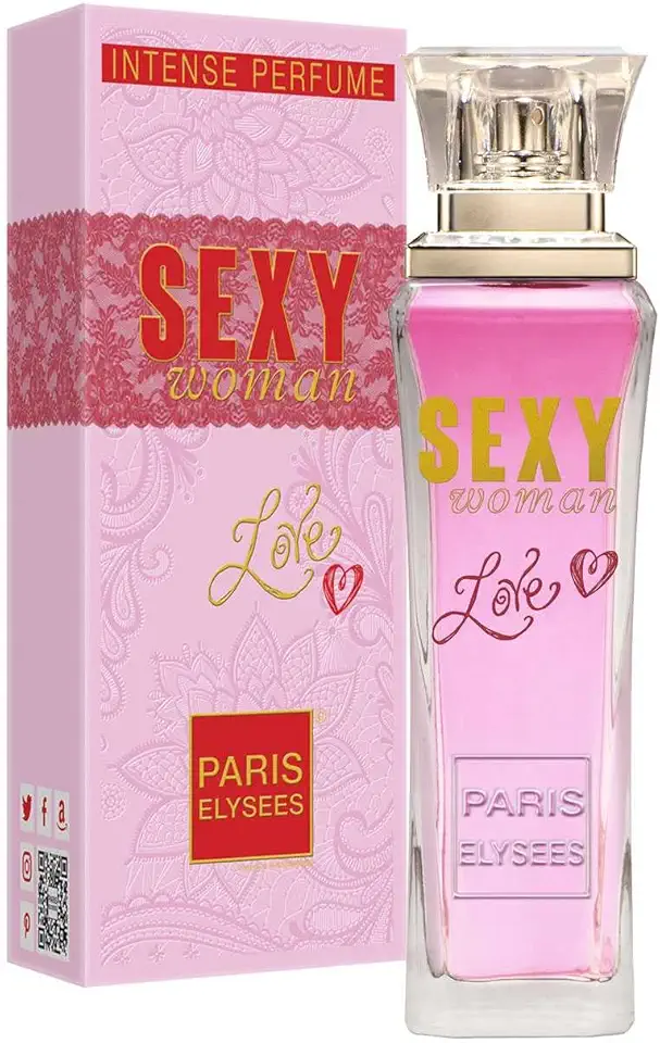 PARIS ELYSEES Perfume Importado Paris Elysees Eau De Toilette Feminino Sexy Woman Love 100Ml