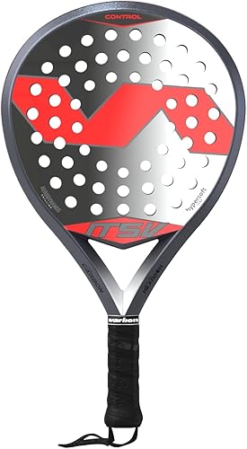 Pala de pádel LW Hexagon 8.8, Forma Redonda para Control Principiante con Núcleo de EVA Suave y Cara de Fibra de Vidrio