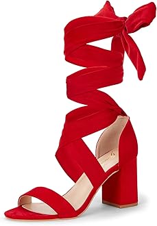 Genshuo レッド ハイヒール 7サイズ Genshuo レッド ハイヒール 7サイズ
