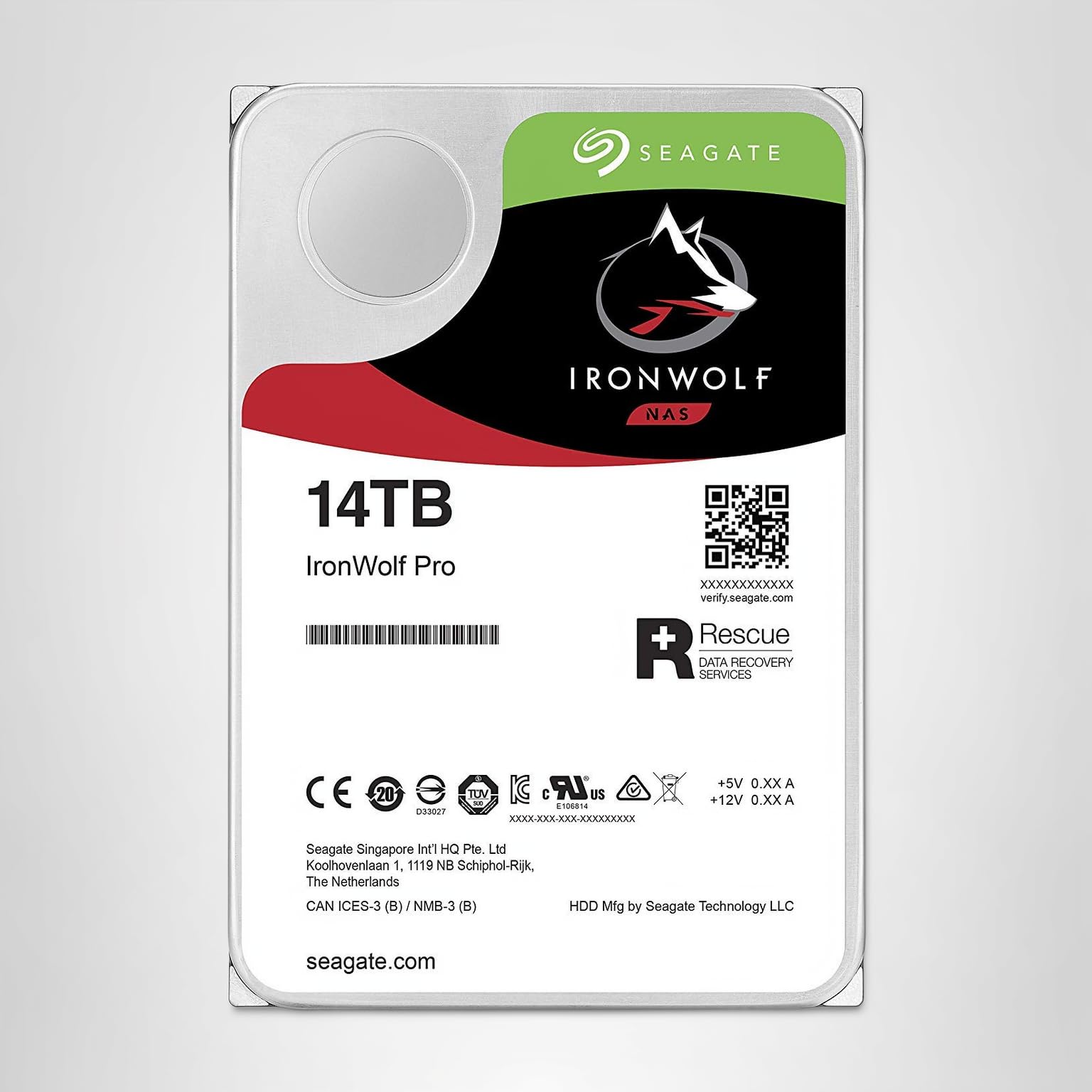 ジャンク　IronWolf Pro 14TB ST14000NE0008 シーゲート IronWolf Pro 14TB NAS用 HDD 5年保証