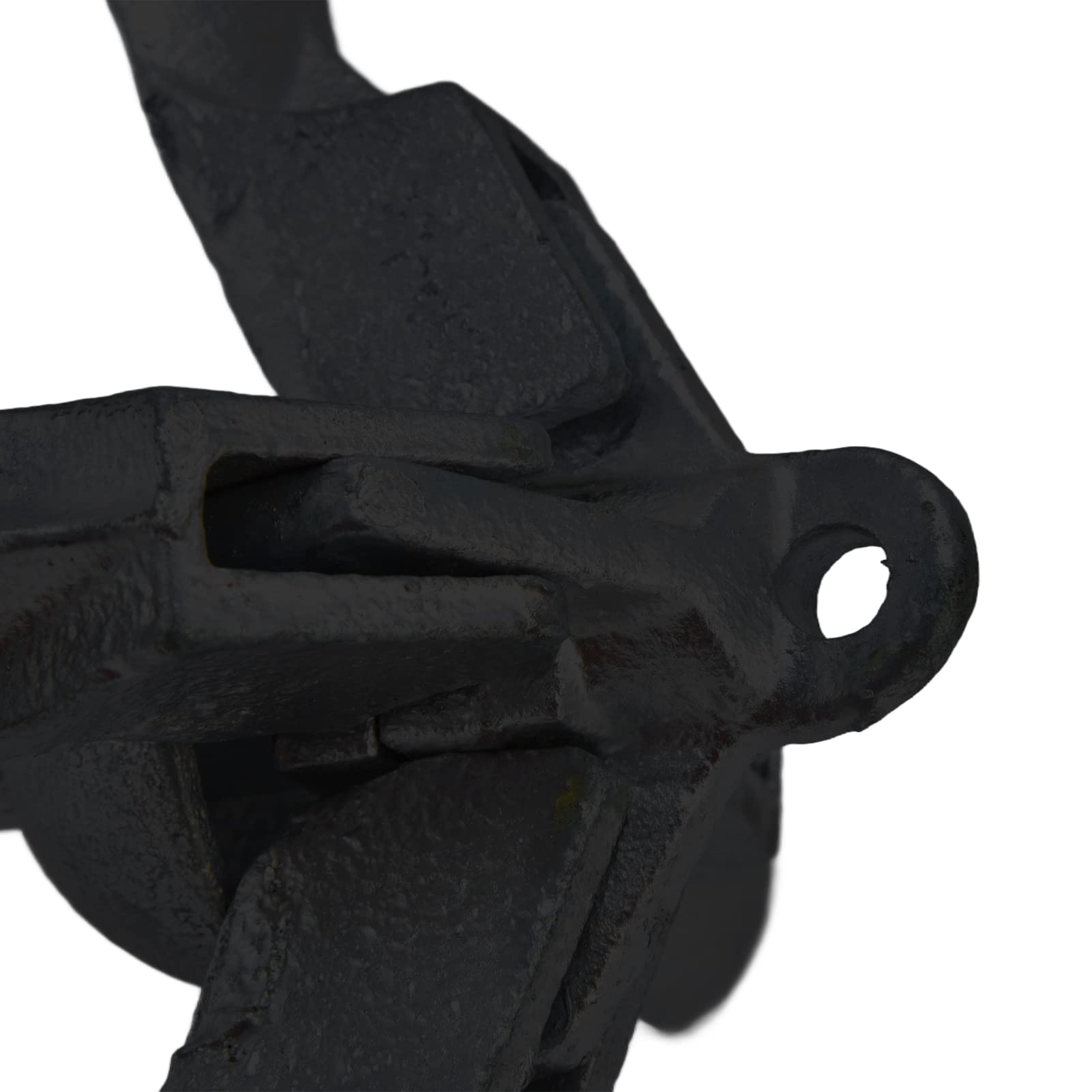 Ancora Pieghevole, Ancora a Ombrello 4 Flukes, Ancoraggio Pieghevole a Grappino Impugnatura in Acciaio al Carbonio, 1.5kg, per Barca Marina Yacht Fishing Boat (nero (acciaio al carbonio))
