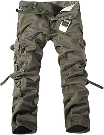 Tactical Pants Mens Multi Pocket Washed Overalls Men Cotton Pants Male Cargo Pants for Male Casual Trousers