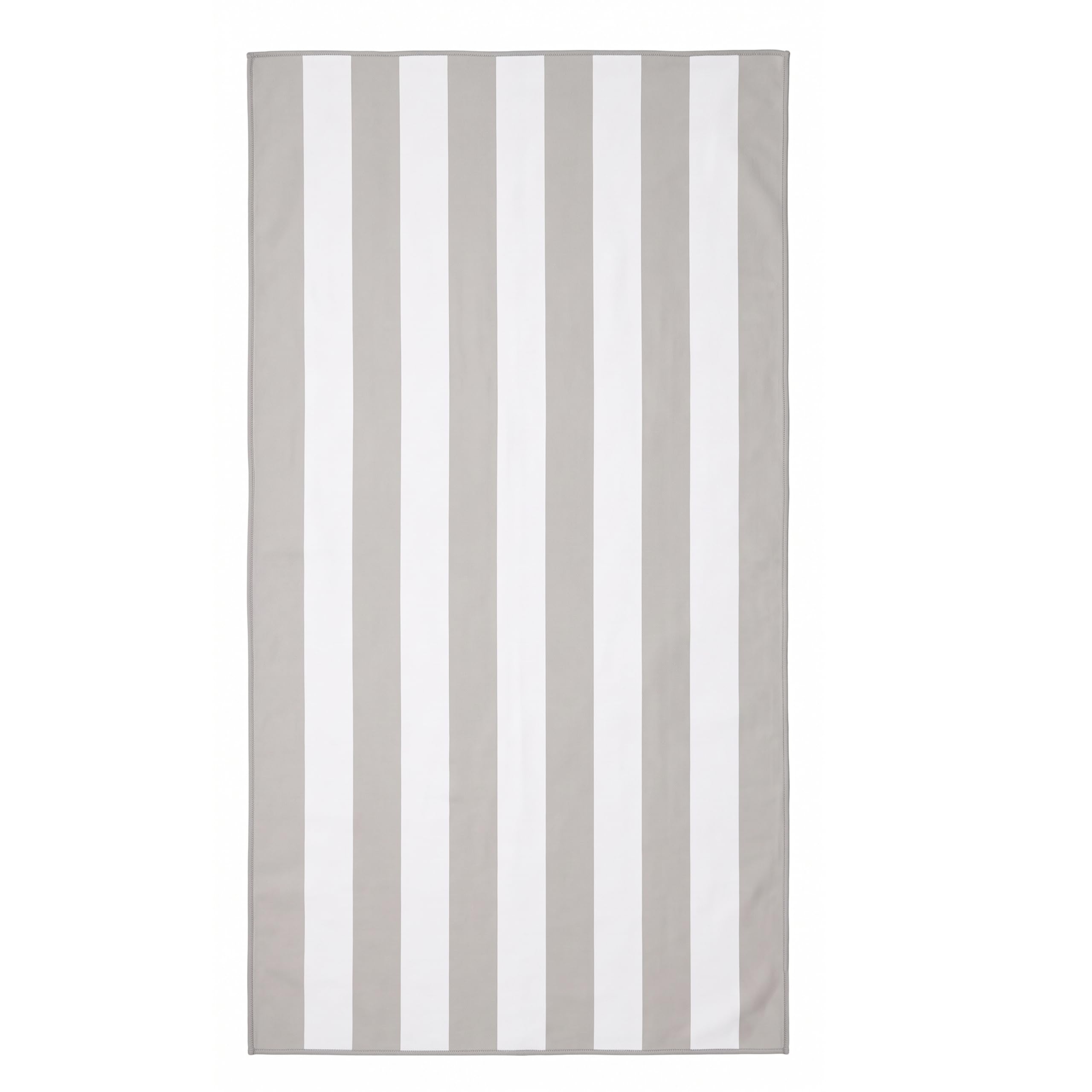 Olivia Rocco Beach Towels Extra Large Super Soft Quick Dry Sand Resistant Travel Pool Towel Lightweight Summer Holiday, Stripe Grey