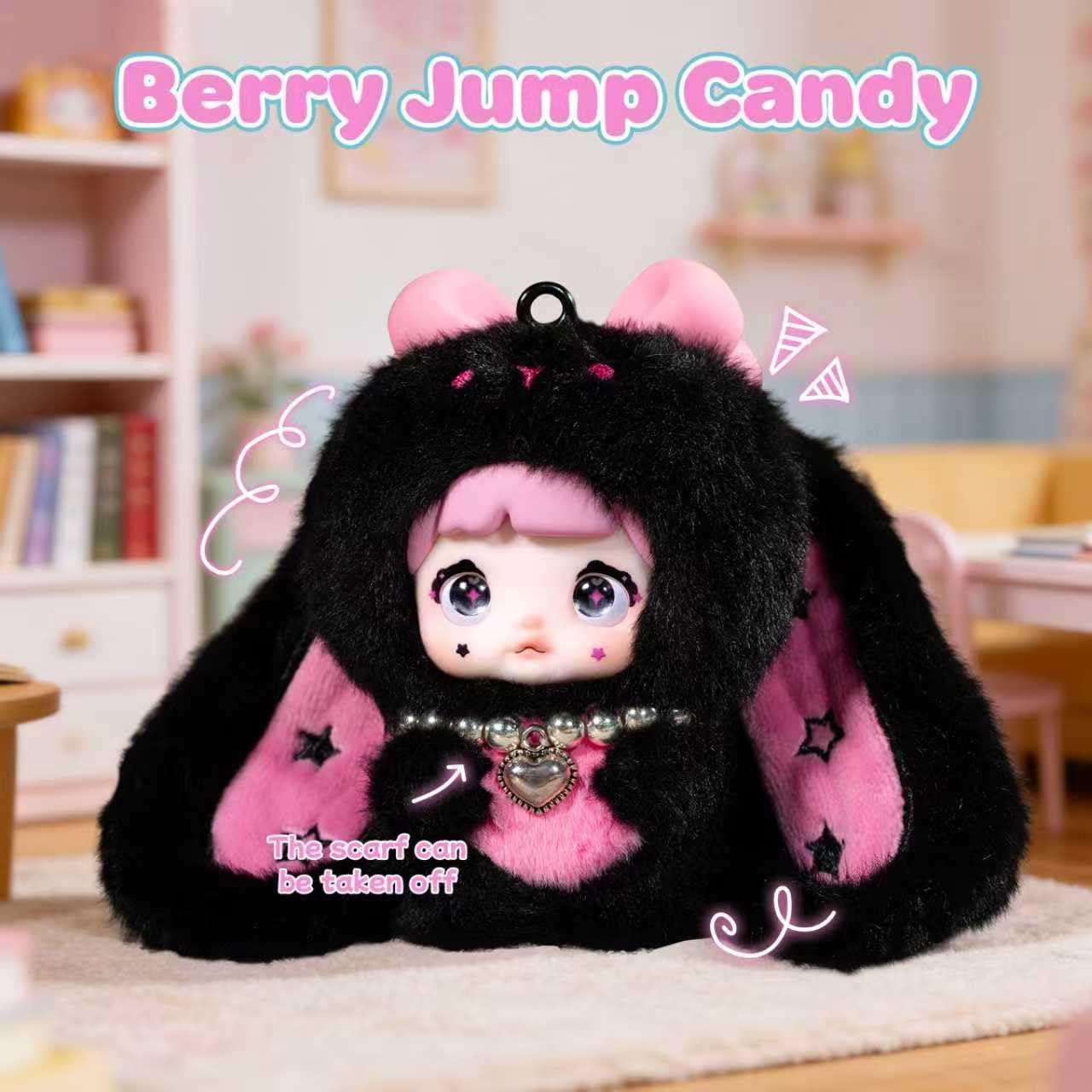 Plush Blind Box,Nommi Baby Sweetheart Bunny Series Stuffed Blind Box Doll 1PC,Kawaii Mystery Vinyl Plush Toys Collectible for Birthday Gift,Christmas and Easter Basket Essentials(Random 1PC)