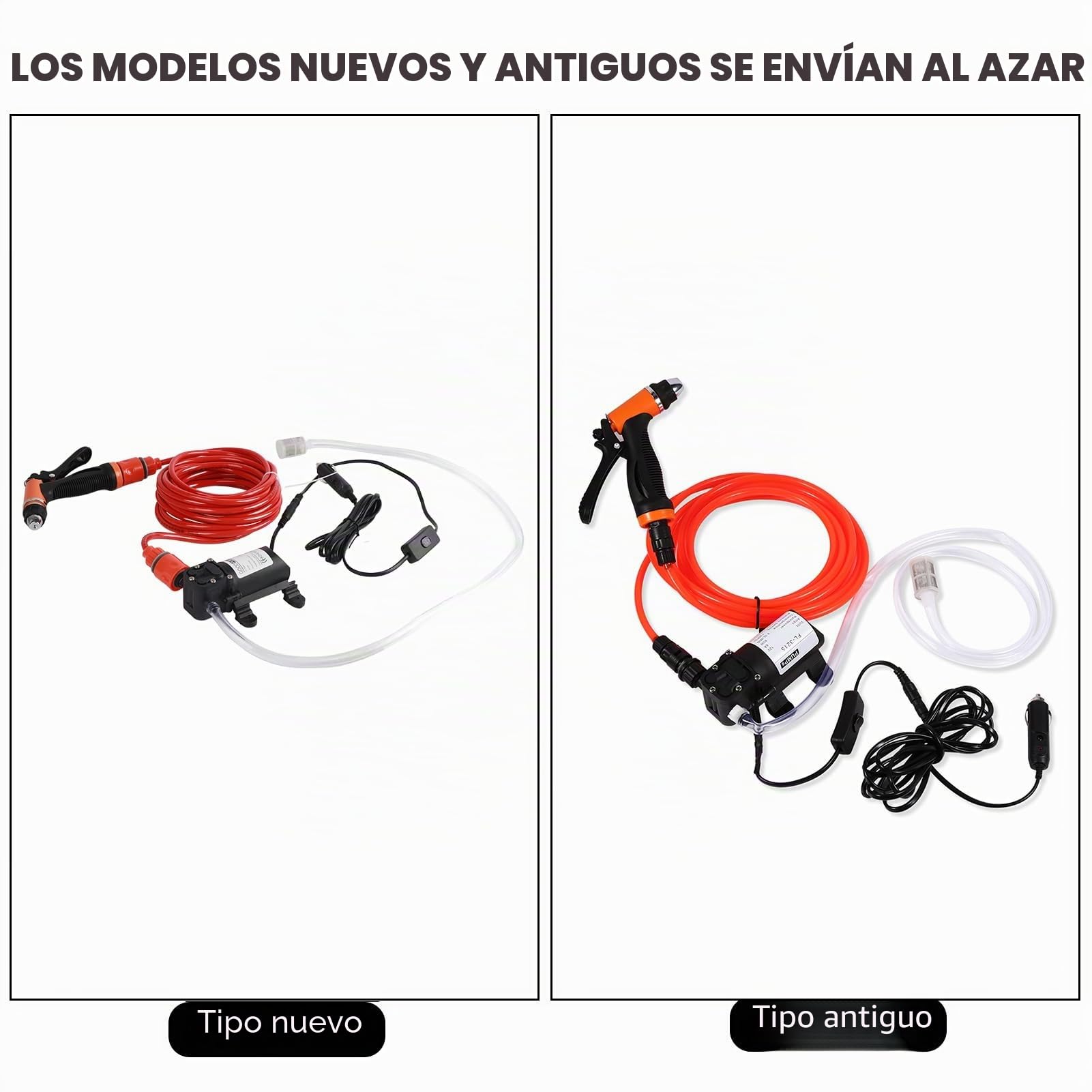 Bomba de Lavado de Coches de 12 V, autocebante de Alta presión de 12 V, purificador de Agua eléctrico automático, Kit de Bomba de Lavado para máquina de Limpieza de lavadoras de automóviles