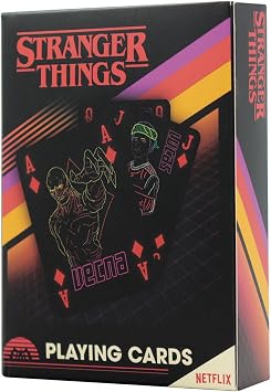 FaNaTtik Stranger Things Playing Cards CDU Containing 12 Packs
