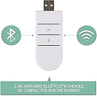 Vista 2 de Allesin Convertidor USB para persianas motorizadas, compatible con la aplicación Tuya, Alexa, Google Assistant
