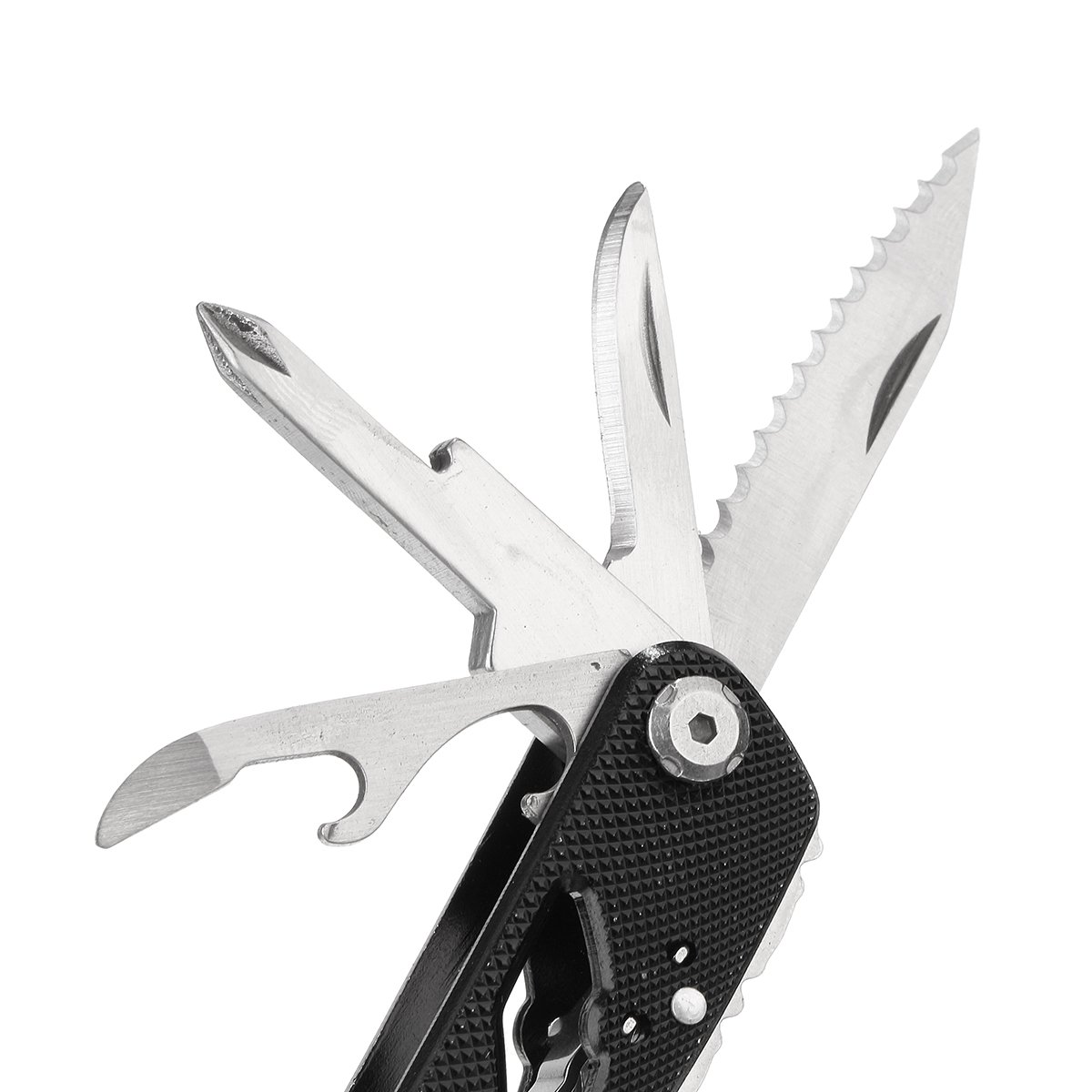 Outil De Pince Multi-Fonctions 24 En 1 Pour Outils À Main Combinés Extérieurs Fonctionnant - Noir