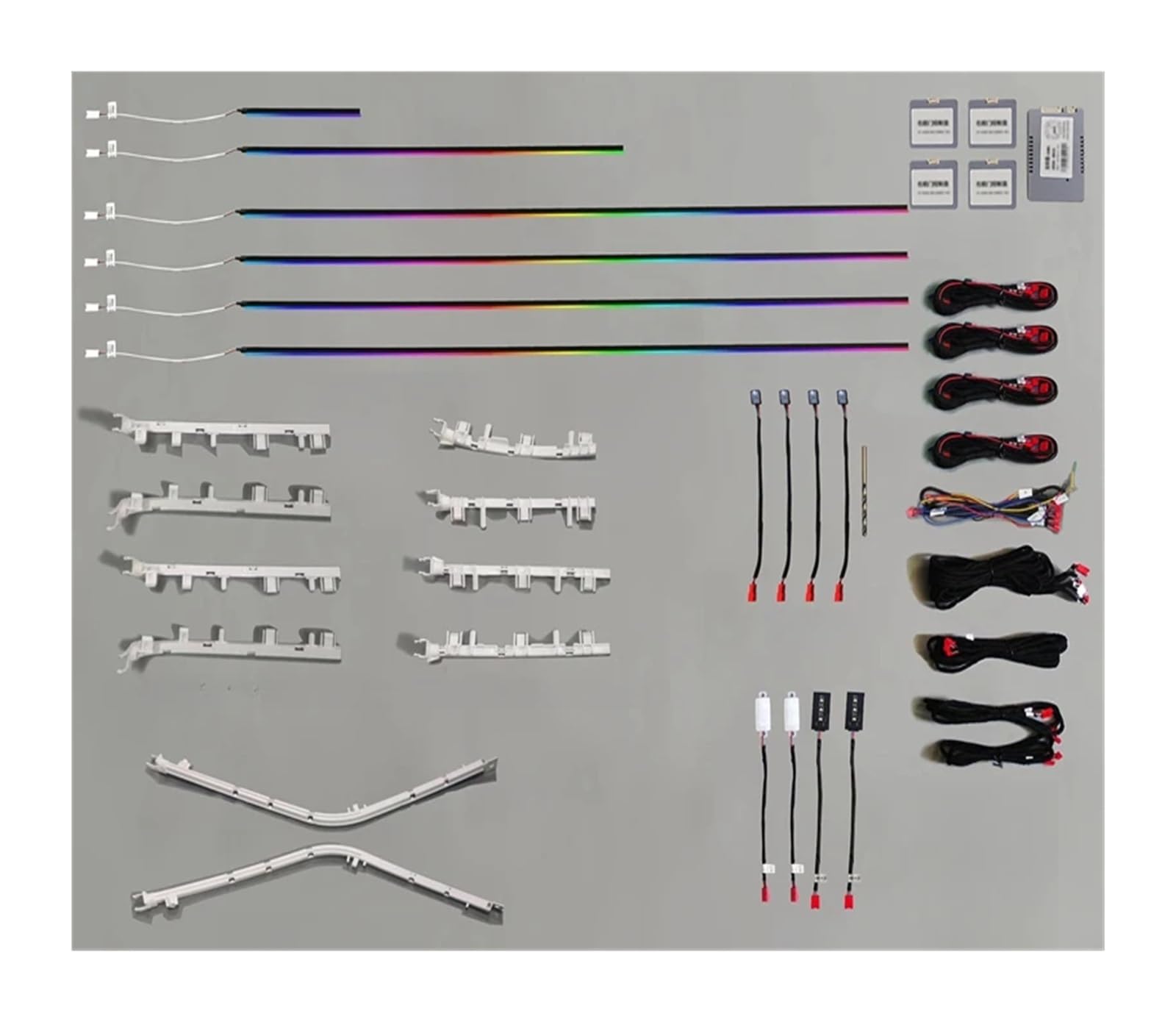 Mold Version 24 Light Ambient Light Compatible with Land Rover Evoque 2020-2023 Screen Control Rearview Mirror Button Control(C)
