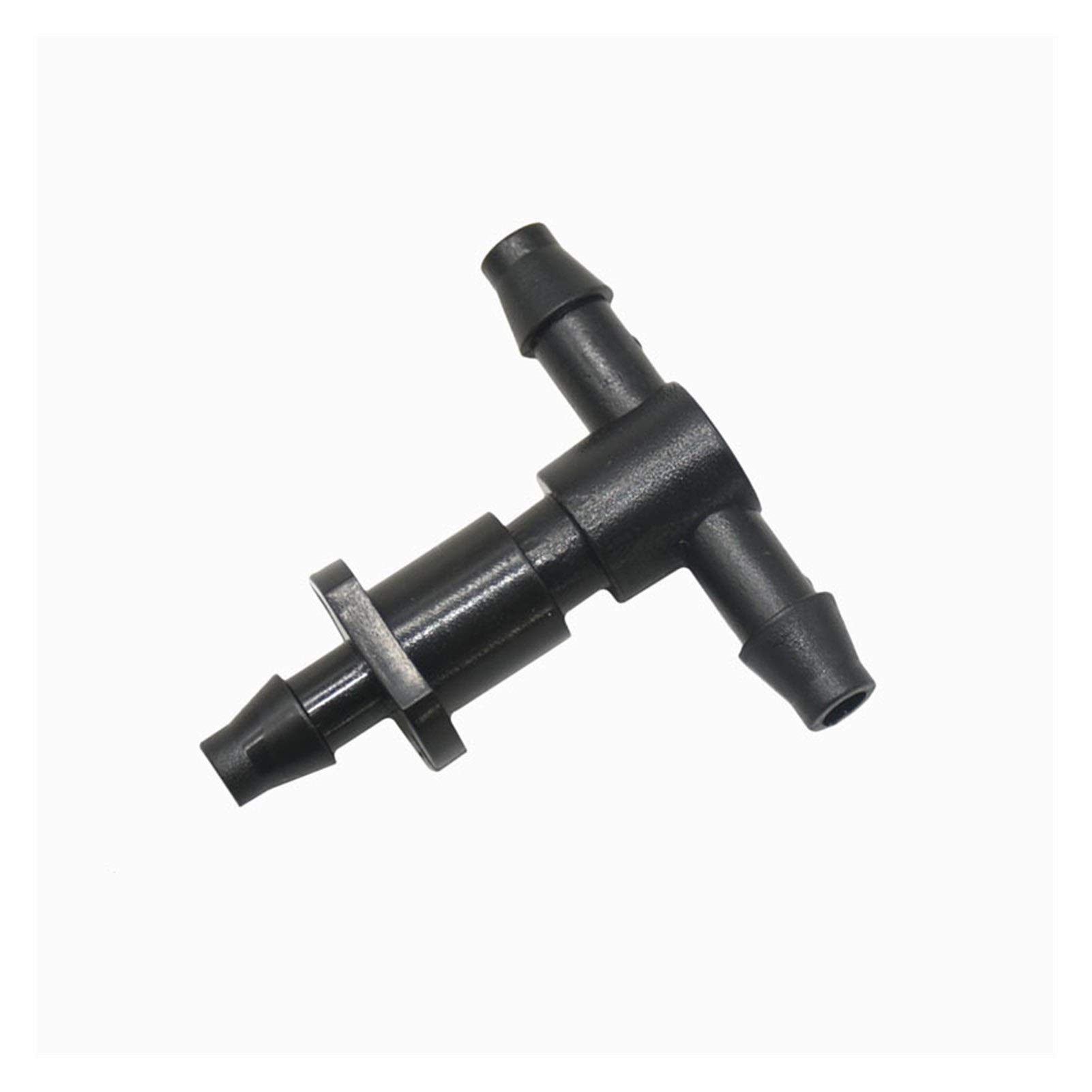 Manguera de jardín de conexión rápida 400 piezas de 1/4" de tres vías separador de agua, manguera extraíble 4/7 conector en T, Jardín de riego de tres vías de la lengüeta de irrigación por goteo