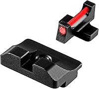 Vista 8 de TRUGLO Fiber-Optic Pro Handgun Night Sight with Extra Fibers & Reflector Tape Vista compacta y duradera de alta visibilidad para pistolas