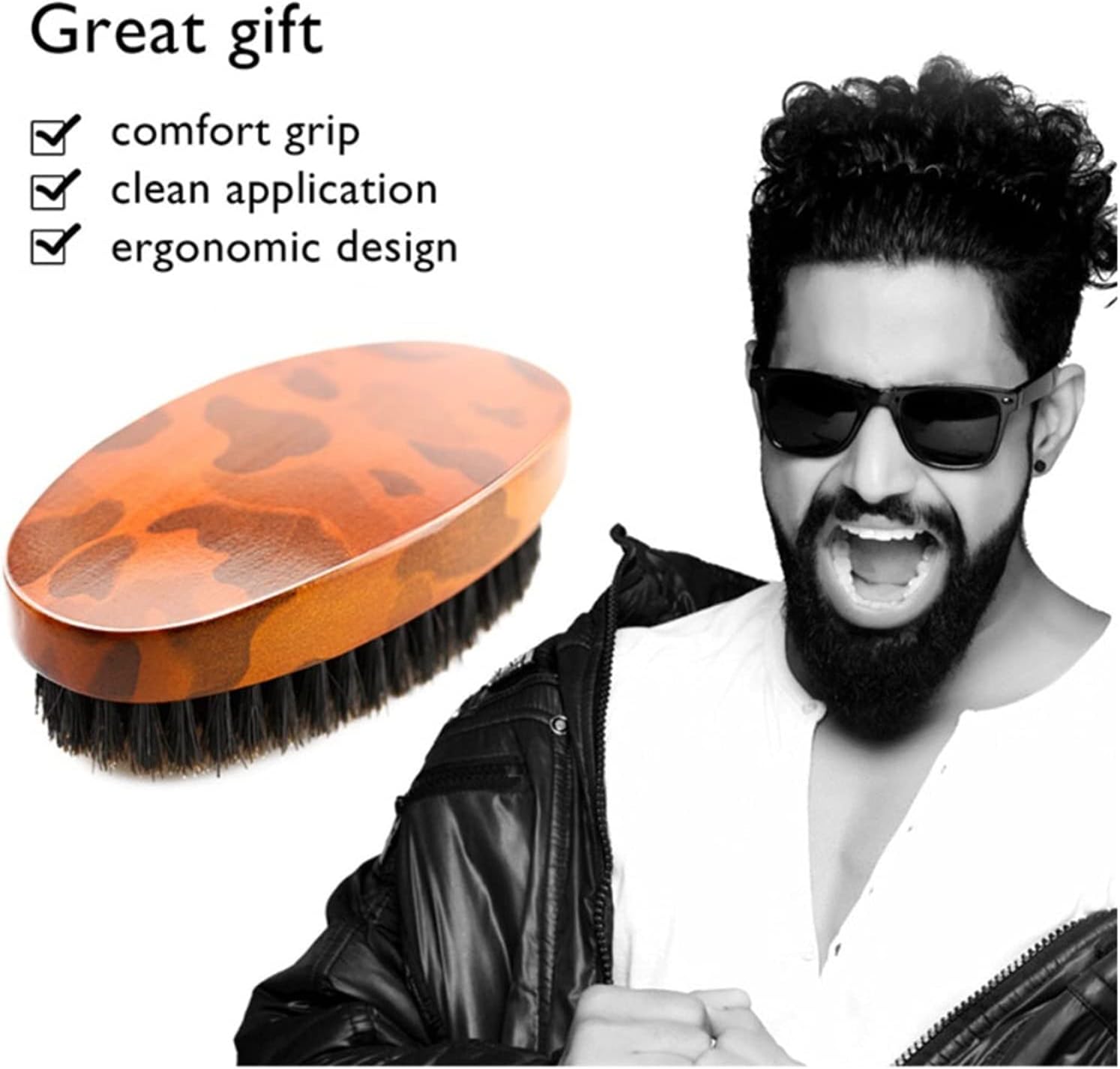Shaving Brush Portable Beard Foam Brush Handmade Effectively Cleaning Hairstyle Shaving Brush