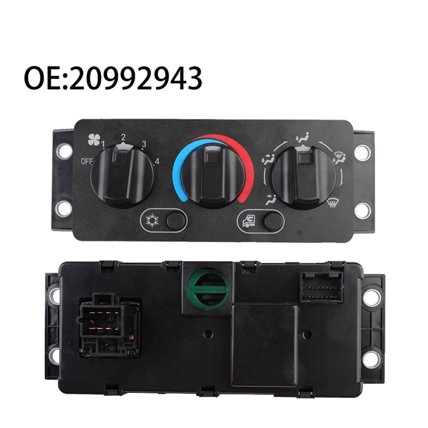 Car 20992943 25110700 AC Switch Panel Climate Heater Control Switch Compatible with Mack CHU CXU 612 613 614