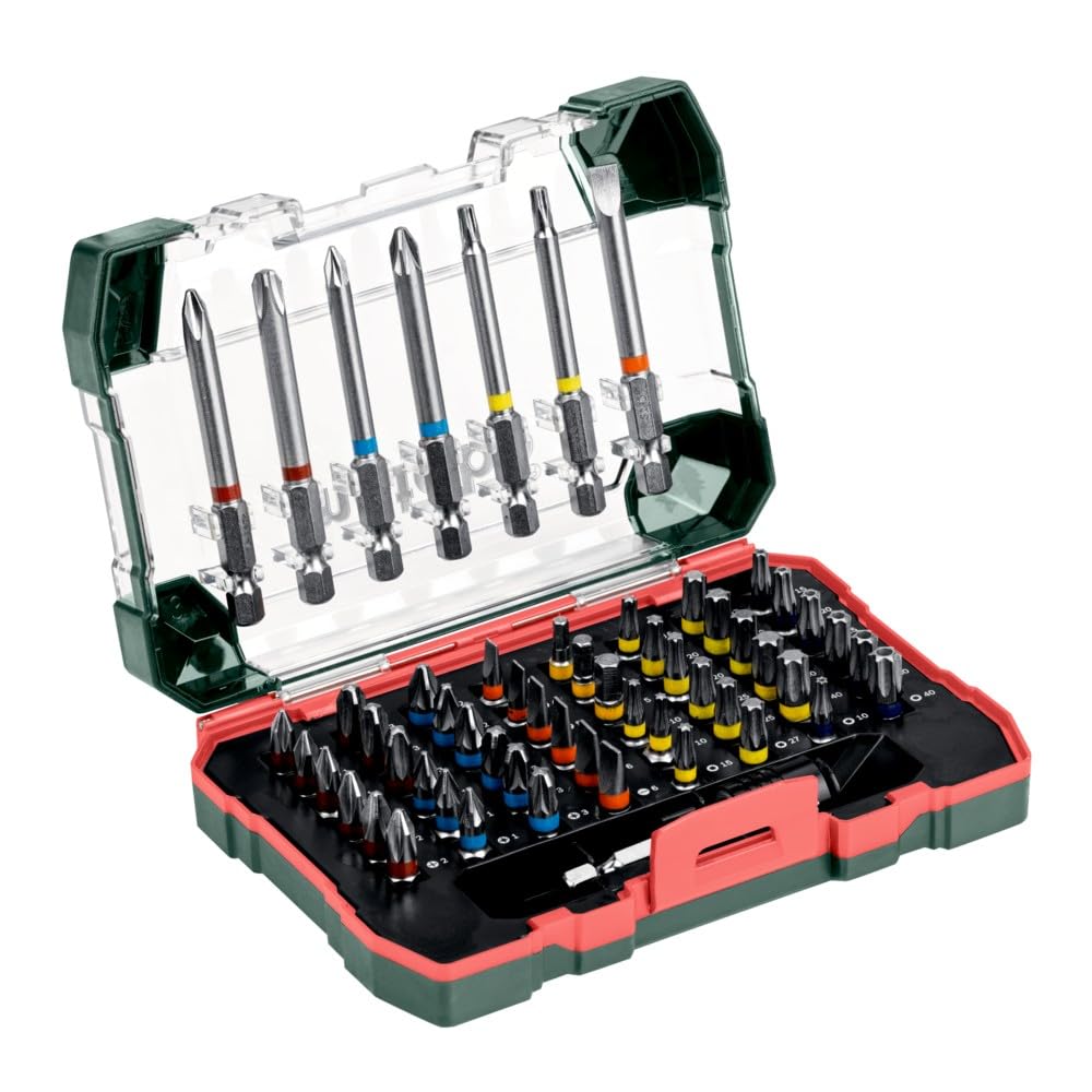 Metabo Green 626702000 56 Piece Screwdriver Bit Set