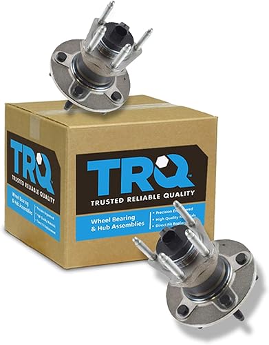 Vista 80 de TRQ Juego de Rodamientos de Rueda y Cubierta de Llanta Trasera para Conductor y Pasajero 2 Piezas Compatible con Infiniti G35 2003-2006 2007 G35