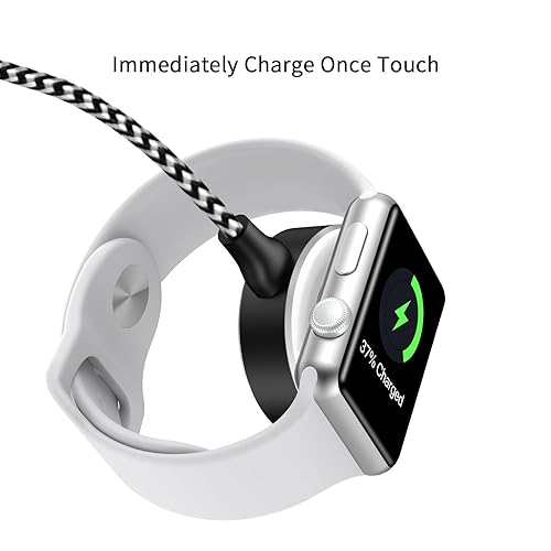 Miniatura 5 de Cable de carga 3 en 1 para Apple WatchiPhoneAirpods, cargador de reloj inalámbrico compatible con iWatch Series 9, 8, 7, 6, 5, 4, 3, 2, 1, SE1, SE2