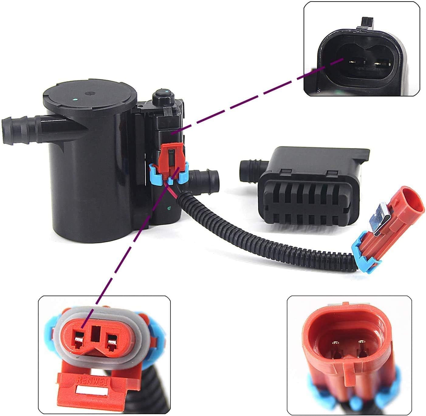 Vapor Canister Vent Solenoid For 2004-2010 GMC Sierra & Chevy Silverado 1500