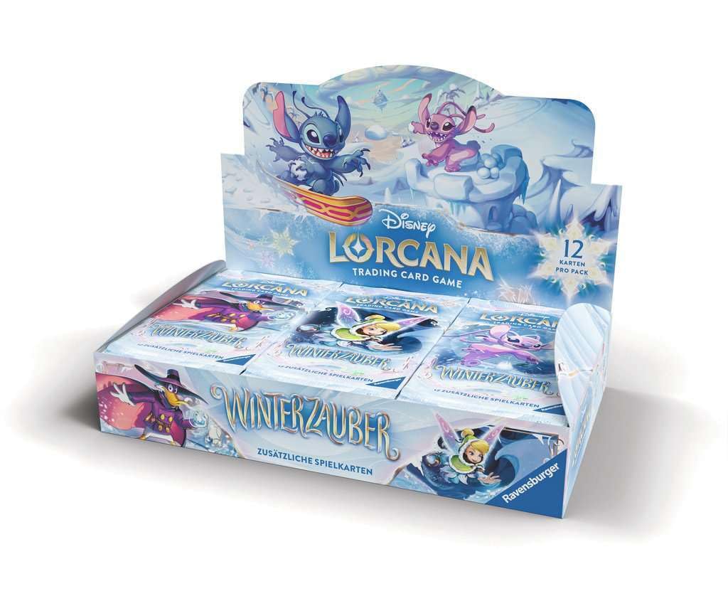 Disney Lorcana Trading Card Game: Winterzauber - Booster Display mit 24 Booster Packs (Deutsch)