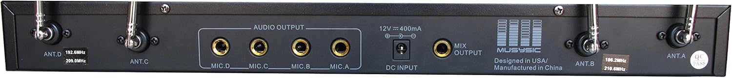 🔥 Cаѕhbасk uр tо 70% 4-Channel Professional VHF Handheld & Lapel/Lavalier Headset Wireless Microphone System Bеѕt Cуbеr Mоndау 🔥 4-Channel Professional VHF Handheld & Lapel/Lavalier Headset Wireless Microphone System