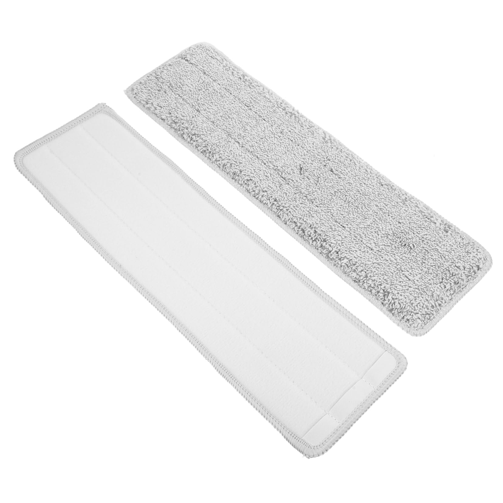PACKOVE 3 Set Mop Commerciale Bagnato con Pastiglie Riutilizzabili Scopa Testine di Ricambio Bagno Mop Riutilizzabile Ricarica Mop Pad Tampone Casa Grigio Fibra Superfine 2 Pezzi*3