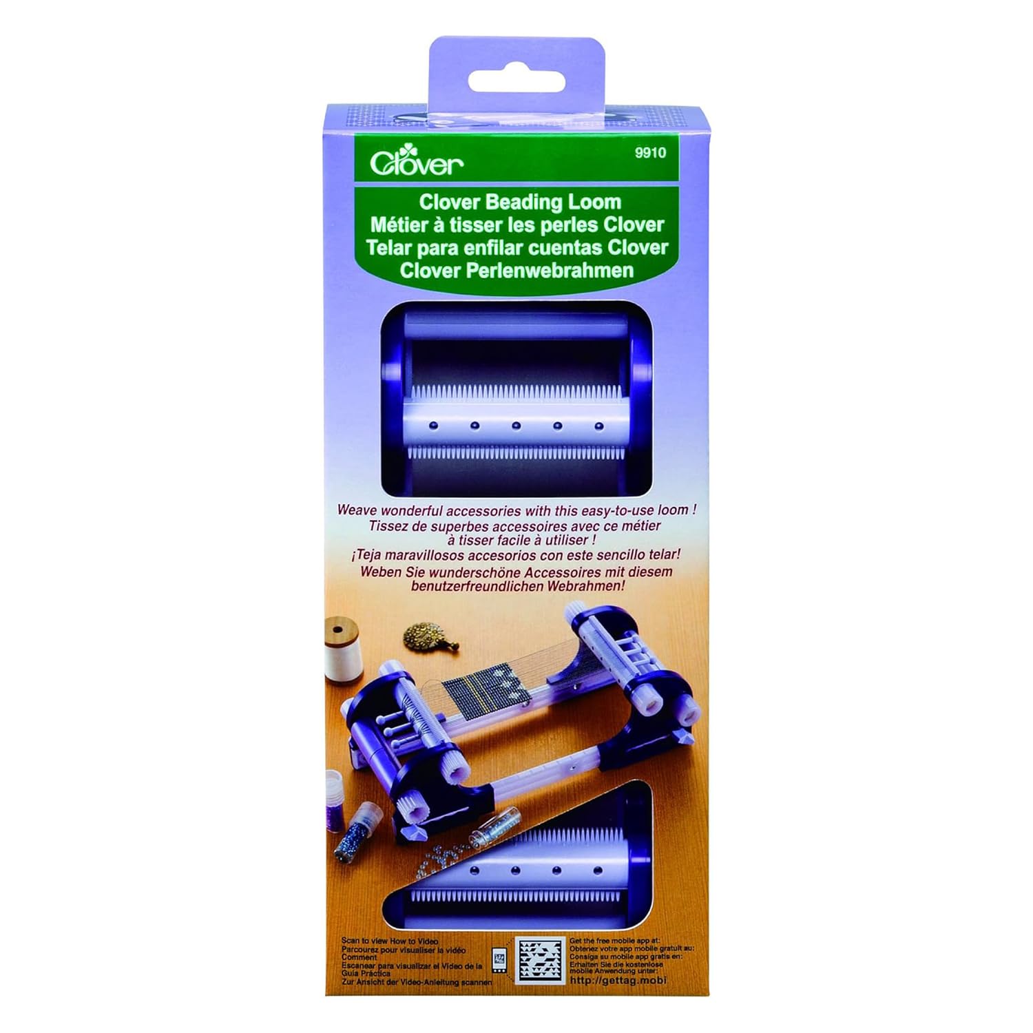 Clover Telar de Cuentas, Morado, 1