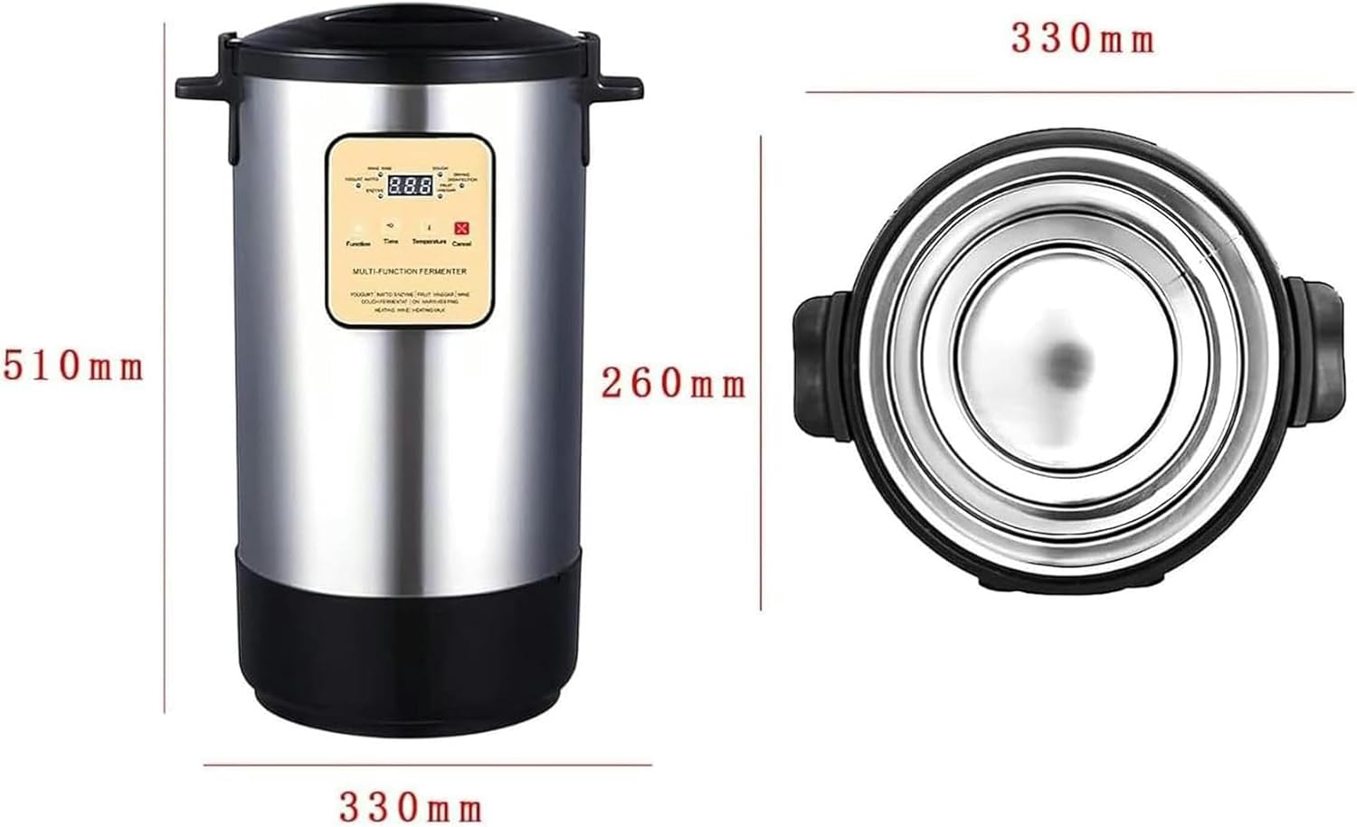12L Commercial Yogurt Fermentation Machine Fermentation Tank Intelligent Control Fully Automatic Garlic Natto Pickles Sweet Wine Dough Fermentation