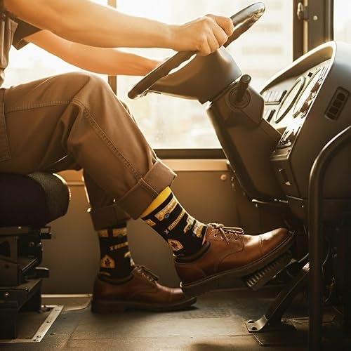 Miniatura 2 de HAPPYPOP Regalos para entrenador personal mecánico Fotografía veterinaria Conductor de autobús EMT Calcetines para hombres y mujeres