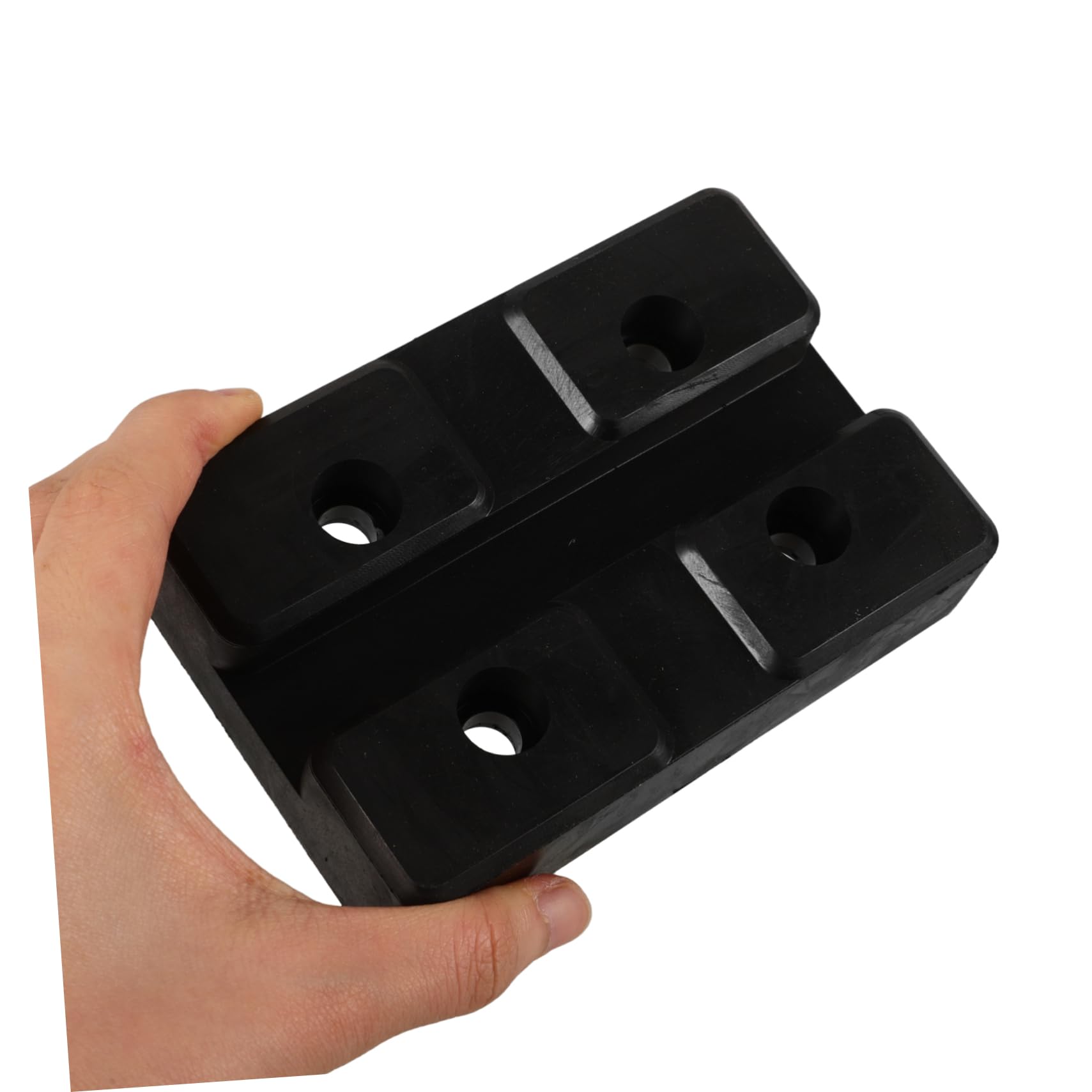 GLEAVI 4pezzi Cuscinetto in Gomma per Martinetto da Pavimento Cuscinetti per Sollevamento Auto Supporto per Rimorchio Protezione per Attrezzature
