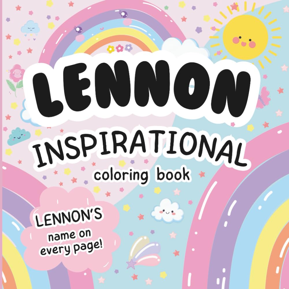 Lennon Inspirational Coloring Book: Personalized Just for Lennon – Lennon's Name Appears on Every Coloring Page