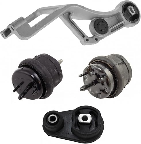 TRQ Kit de montaje de motor de transmisión de motor de 5 piezas compatible con Ford Five Hundred Montego 6sp Auto AT 2005 - 2007