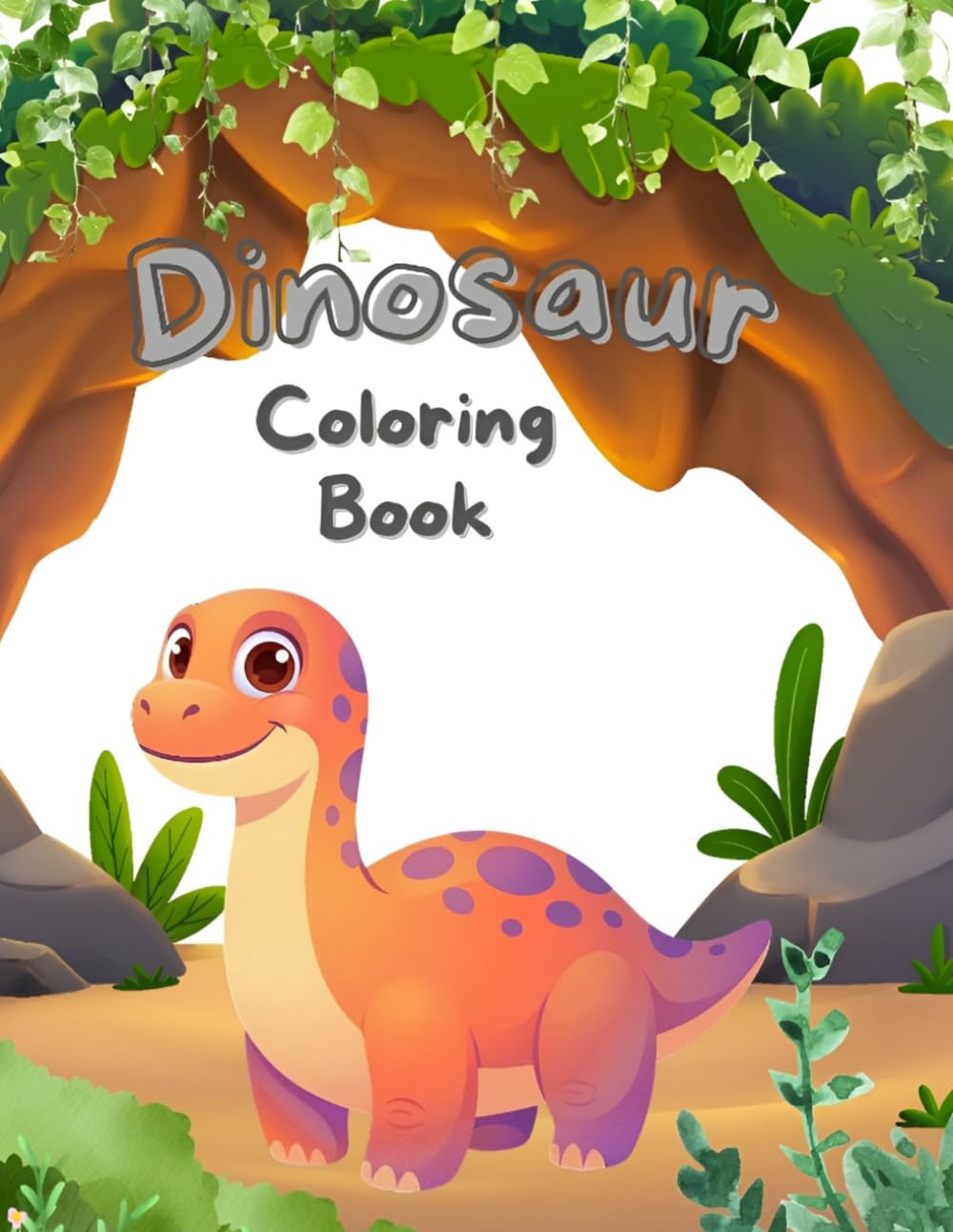 Easy Dinosaur Coloring Worksheet book: Simple and Fun Dino Coloring Pages for Kids Ages 3–7