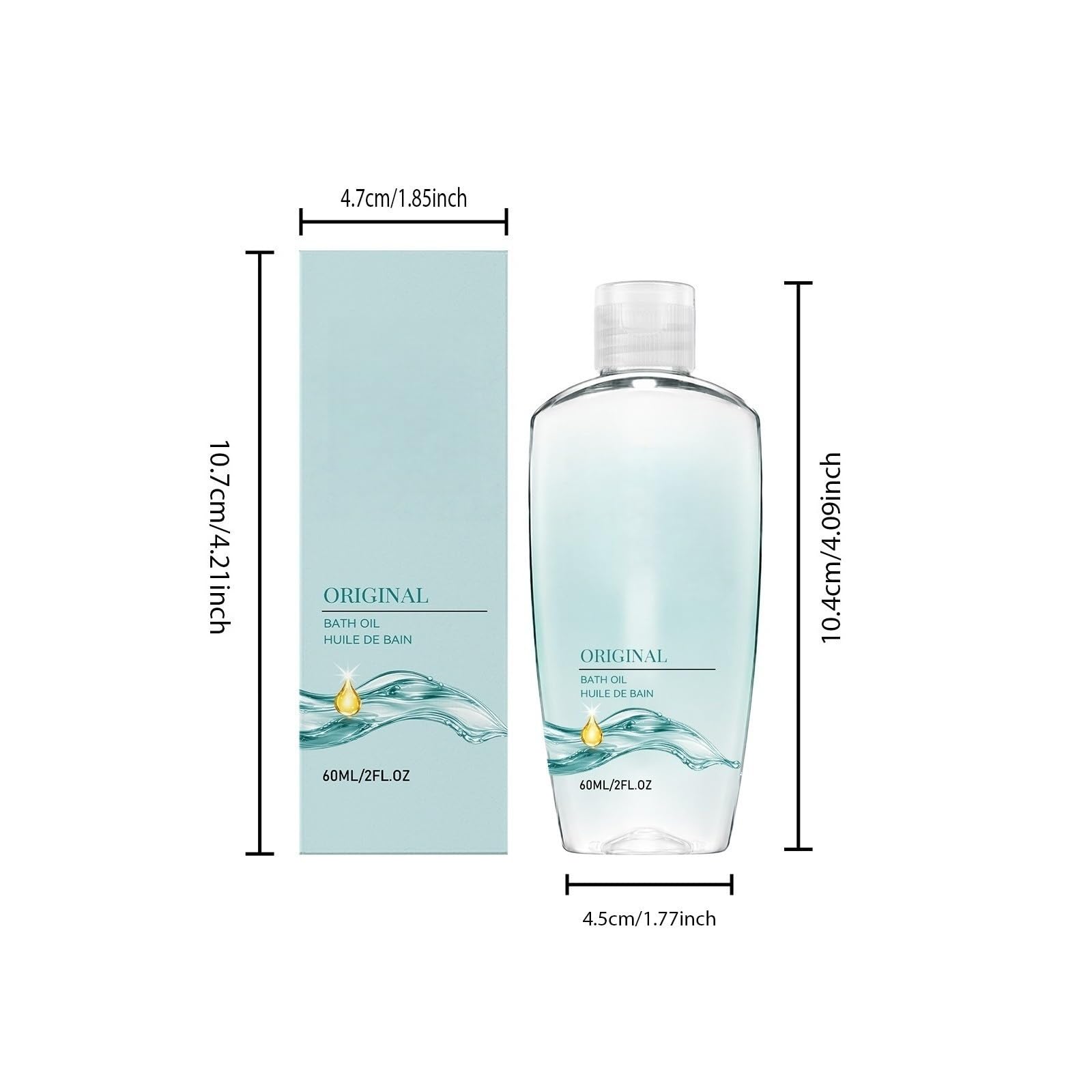 Huile de Bain Sèche Hydratante Adoucissante Peau Sèche Rugueuse pour Femme