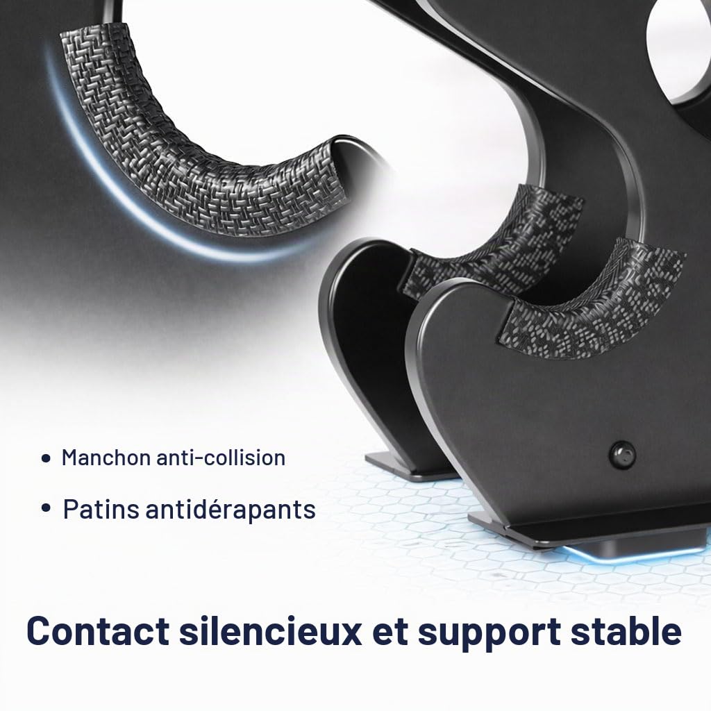 Support d'haltères en métal à 4 niveaux pour salle de sport à domicile (pas d'haltères, support uniquement)