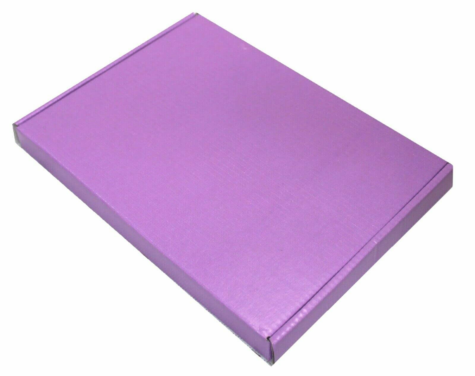 ☆COLOURED BOXES☆A5/C5 8.8" x 6.3" x 0.8" (22.5cm x 16cm x 2cm) PIP LARGE LETTER CARDBOARD SHIPPING BOXES ☆QUANTITY: 250 (PURPLE)