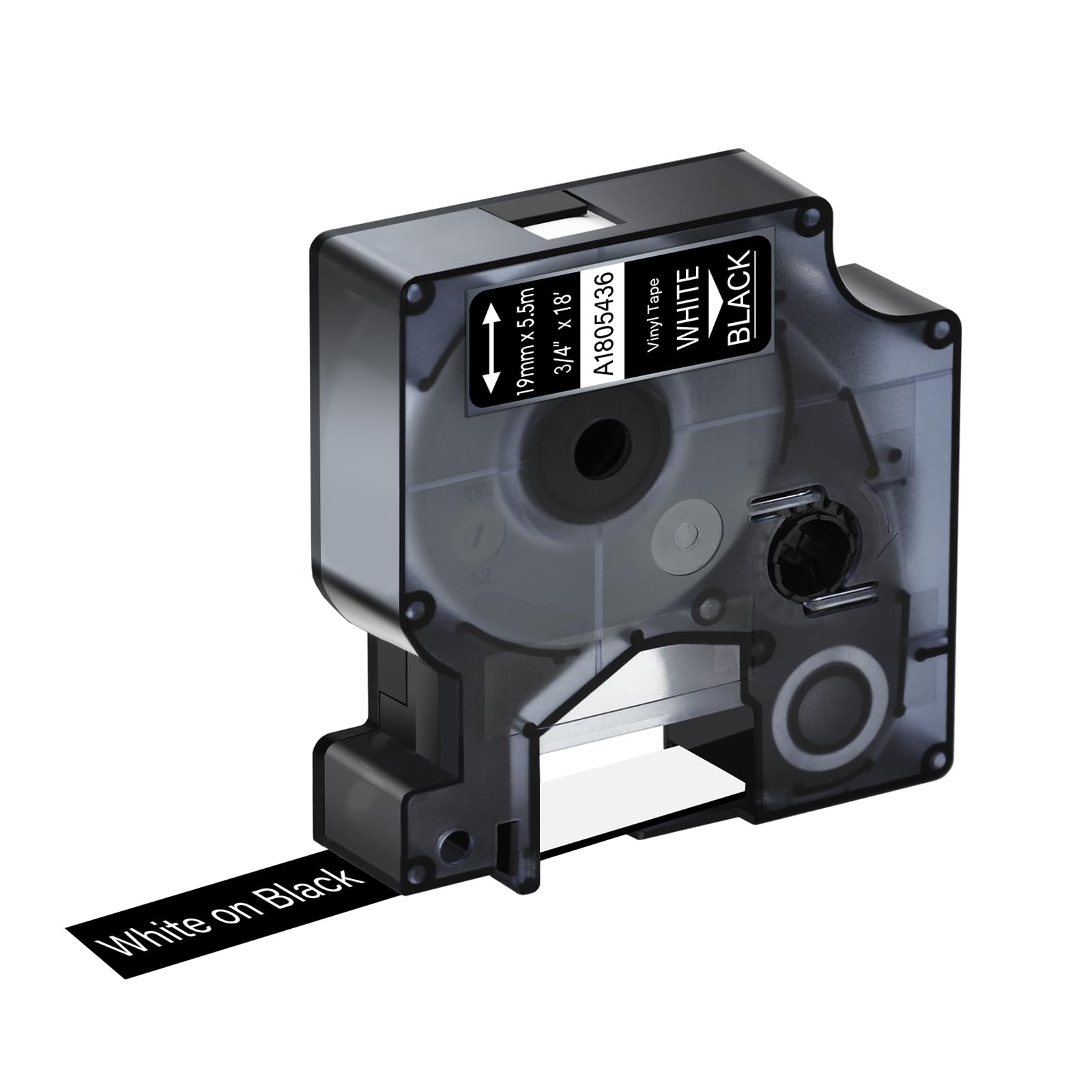 KCMYTONER 50 Pack Compatible for Dymo Rhino 1805436 3/4