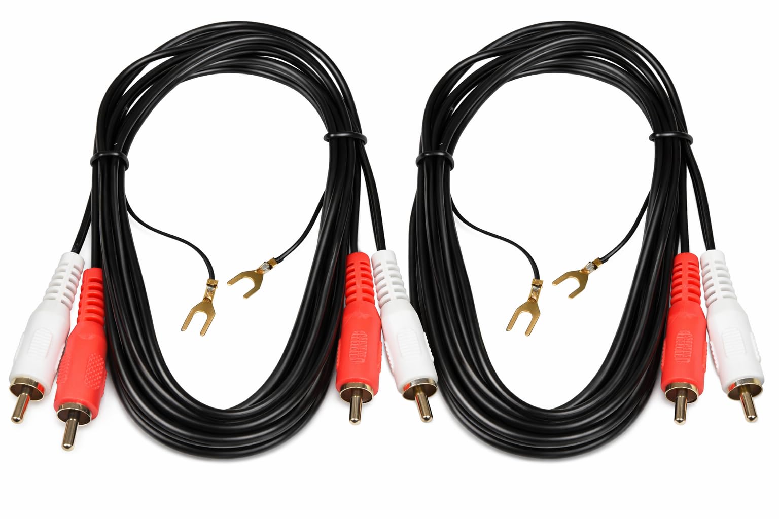 Cavo Audio RCA Doppio A Doppio RCA Con Cavo Di Terra, 1,2m, Per Giradischi E Mixer